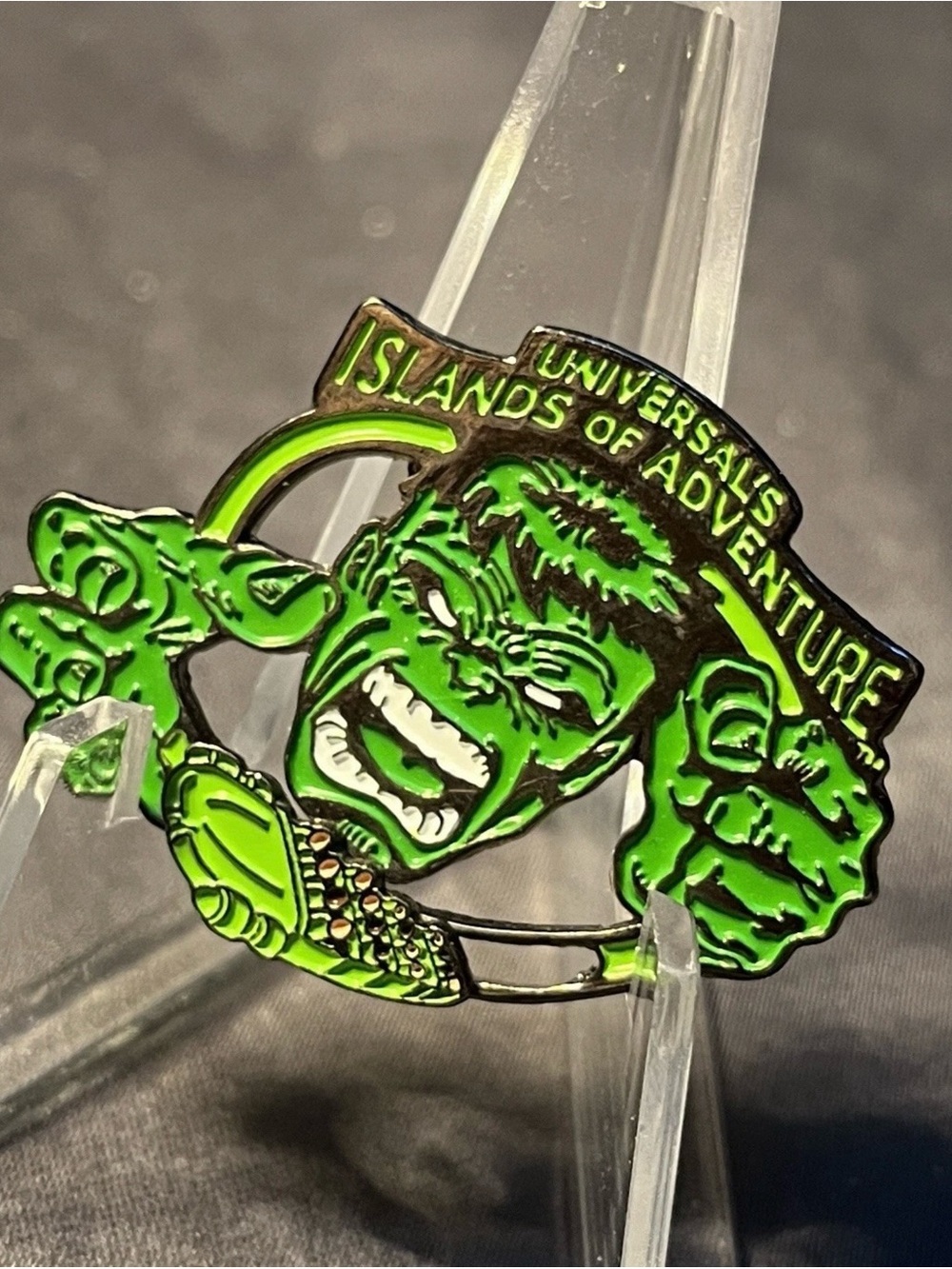 Disney Bright Green Enamel Hulk Pin